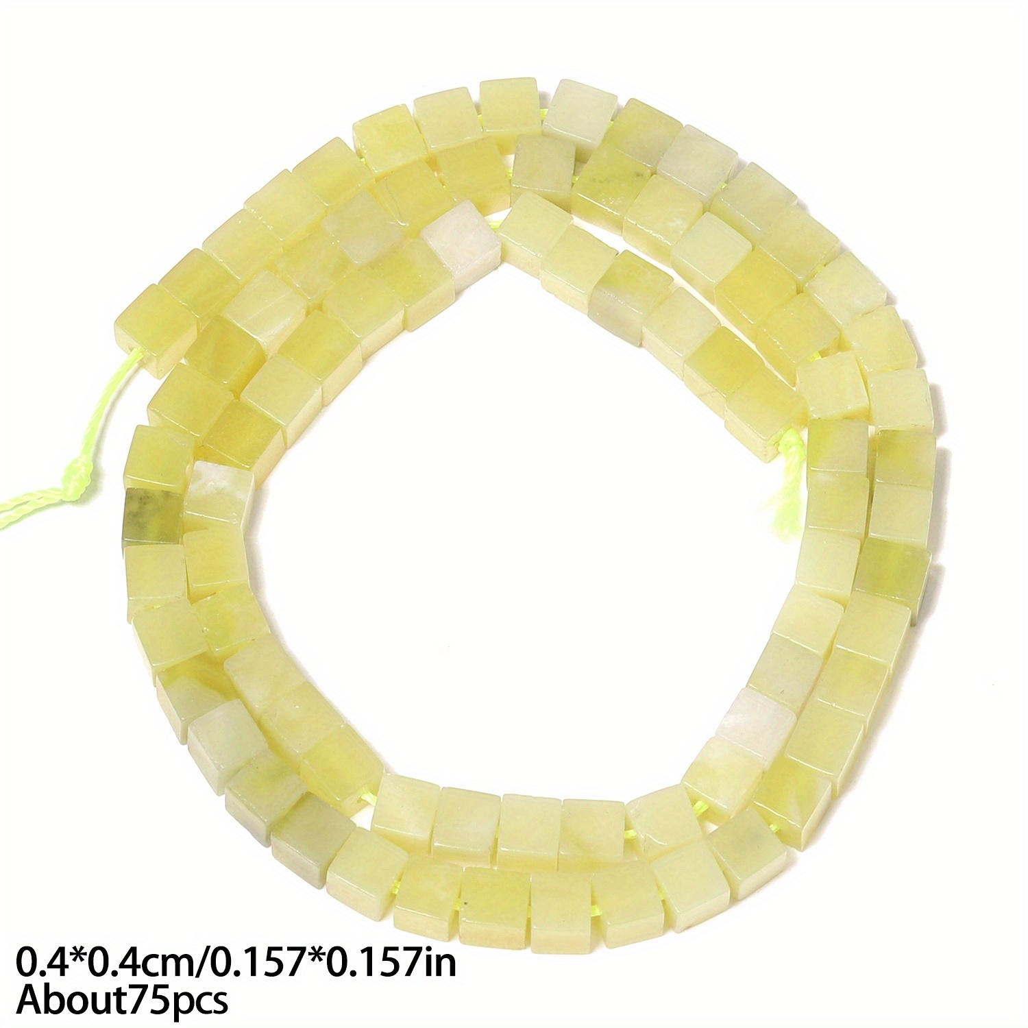 Natural Stone Cube Beads for DIY Jewelry Making